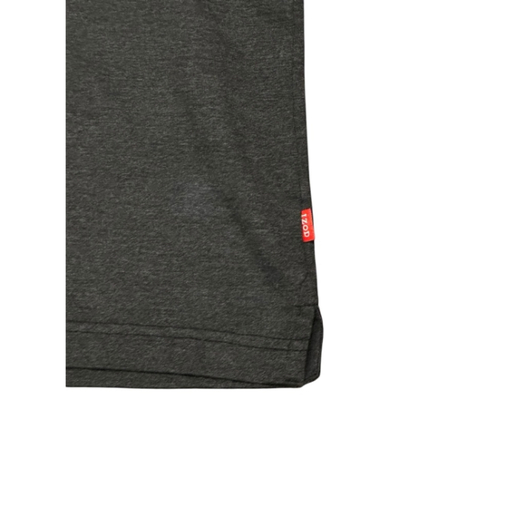 IZOD MENS SALTWATER SOFT WASH POCKET CREW T-SHIRT - CHARCOAL GRAY/BLACK SZ L​​​​ - Picture 2 of 8